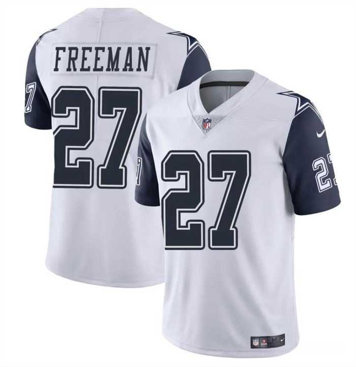 Men & Women & Youth Dallas Cowboys #27 Royce Freeman White Color Rush Limited Football Stitched Jersey->dallas cowboys->NFL Jersey